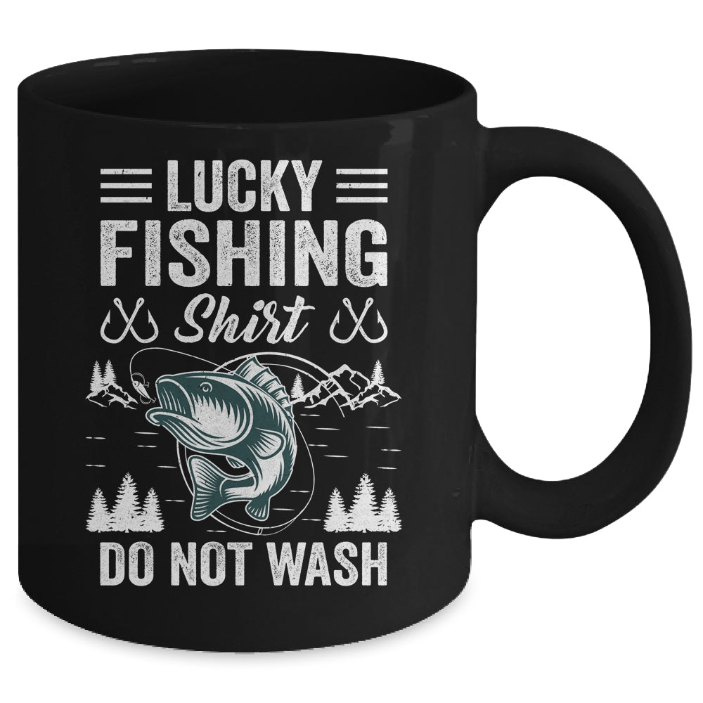 Lucky Fishing Design For Men Women Fisherman Lovers Mug | siriusteestore