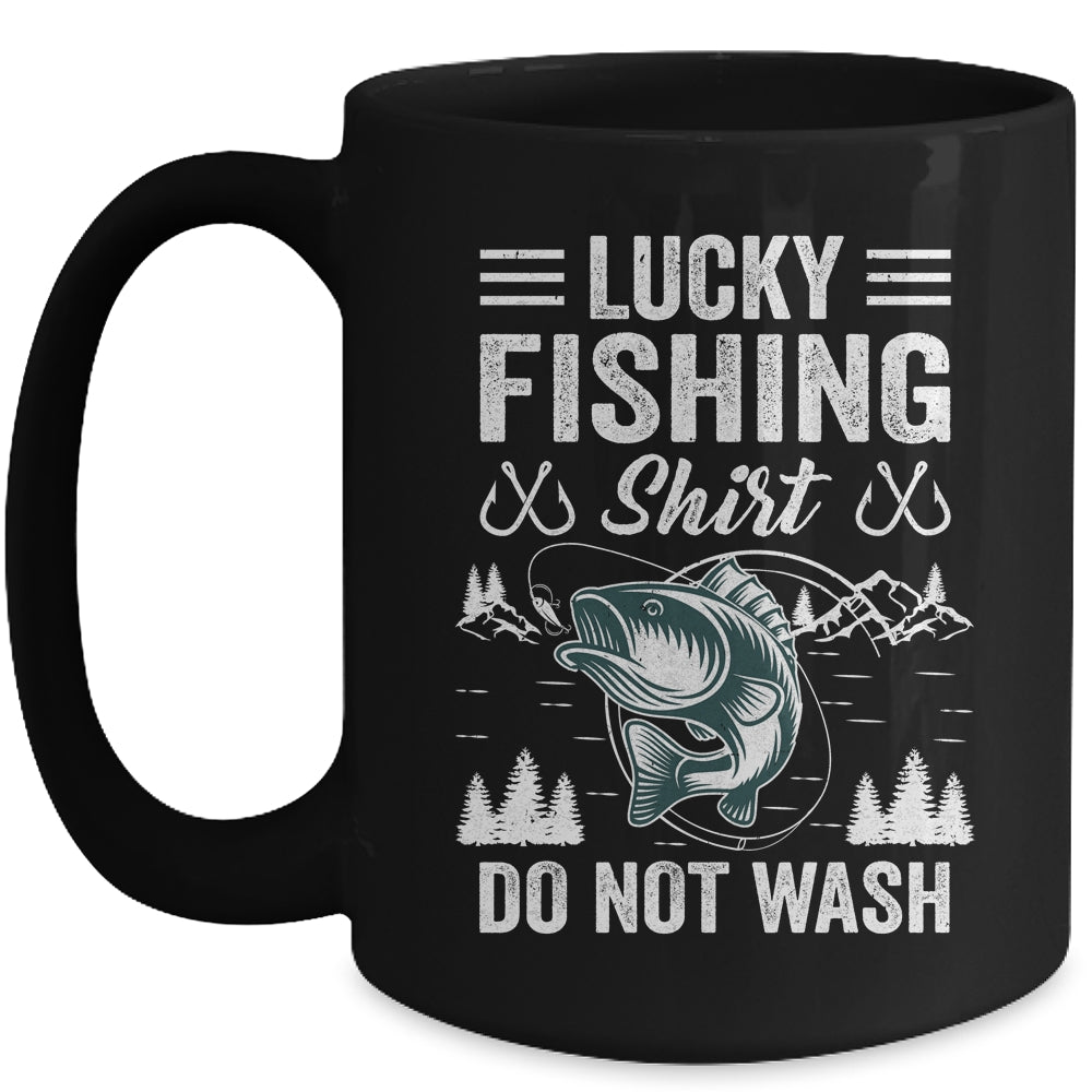 Lucky Fishing Design For Men Women Fisherman Lovers Mug | siriusteestore