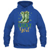 Lucky Girl St Patrick's Day Cowboy Boots Green Shamrock Bow Shirt & Tank Top | siriusteestore