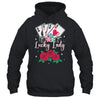 Lucky Lady Poker Player Gambling Casino Gambler Design Women Shirt & Tank Top | siriusteestore