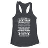Lucky Proud Dad Awesome Daughter For Fathers Day Birthday Shirt & Tank Top | siriusteestore