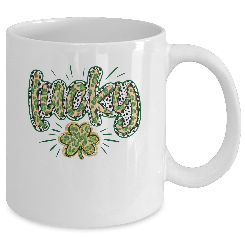 Lucky Shamrock Coquette St Patricks Day Retro Irish Day Mug | siriusteestore