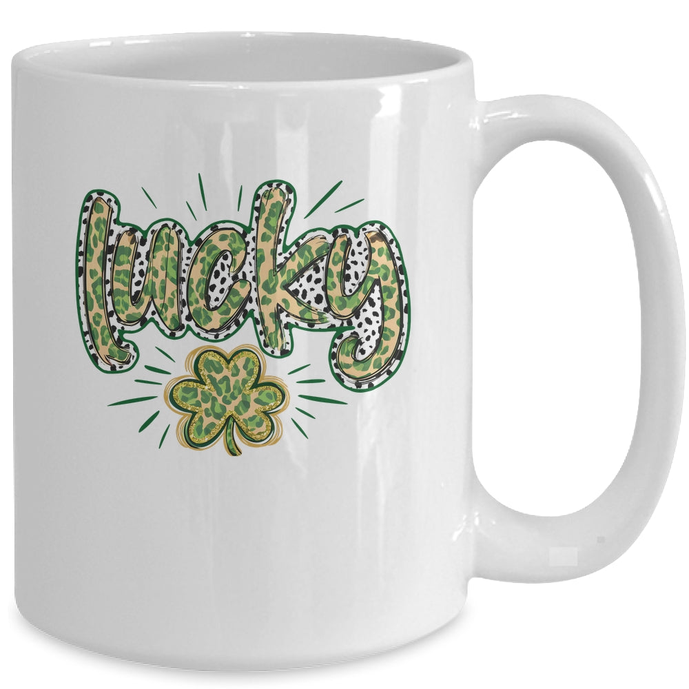 Lucky Shamrock Coquette St Patricks Day Retro Irish Day Mug | siriusteestore