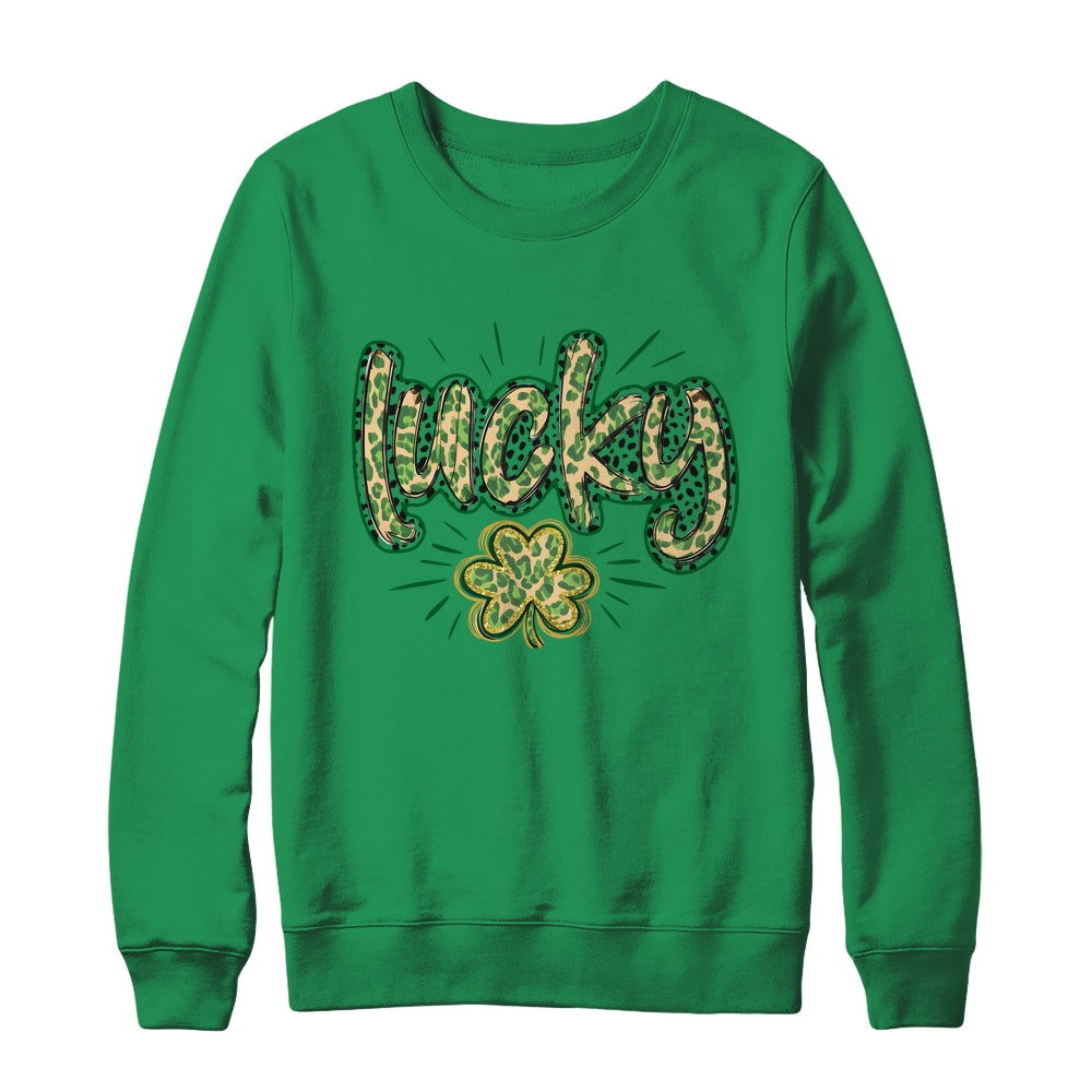Lucky Shamrock Coquette St Patricks Day Retro Irish Day Shirt & Sweatshirt | siriusteestore