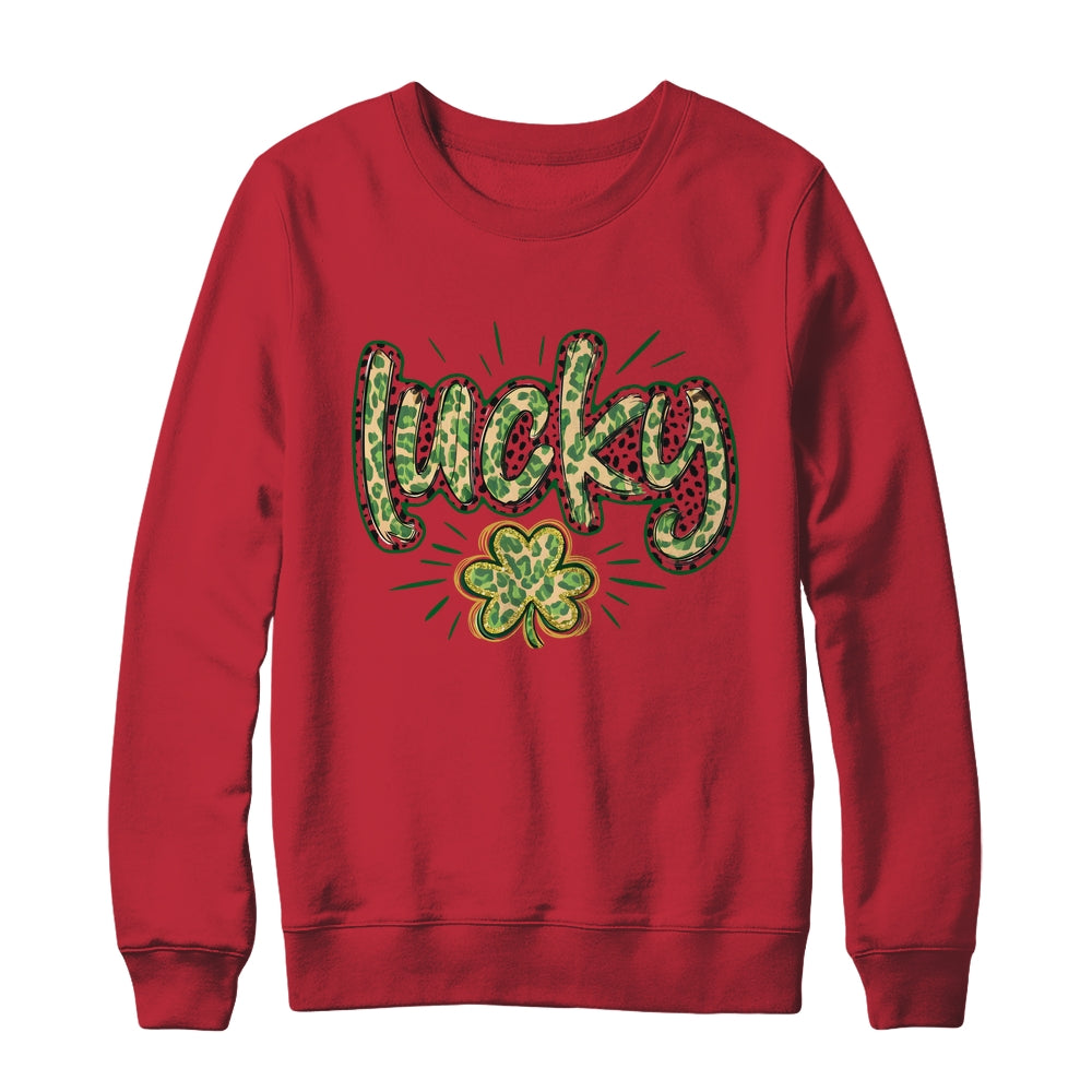 Lucky Shamrock Coquette St Patricks Day Retro Irish Day Shirt & Sweatshirt | siriusteestore