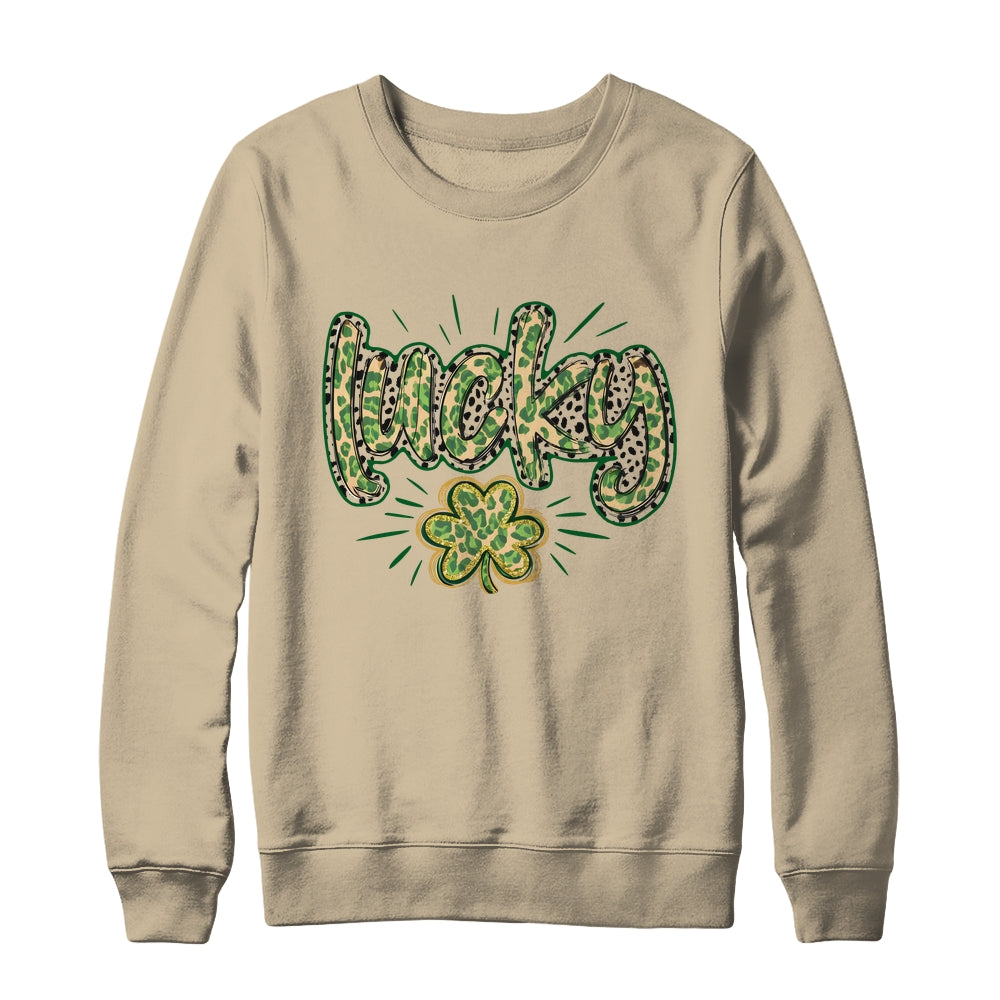 Lucky Shamrock Coquette St Patricks Day Retro Irish Day Shirt & Sweatshirt | siriusteestore