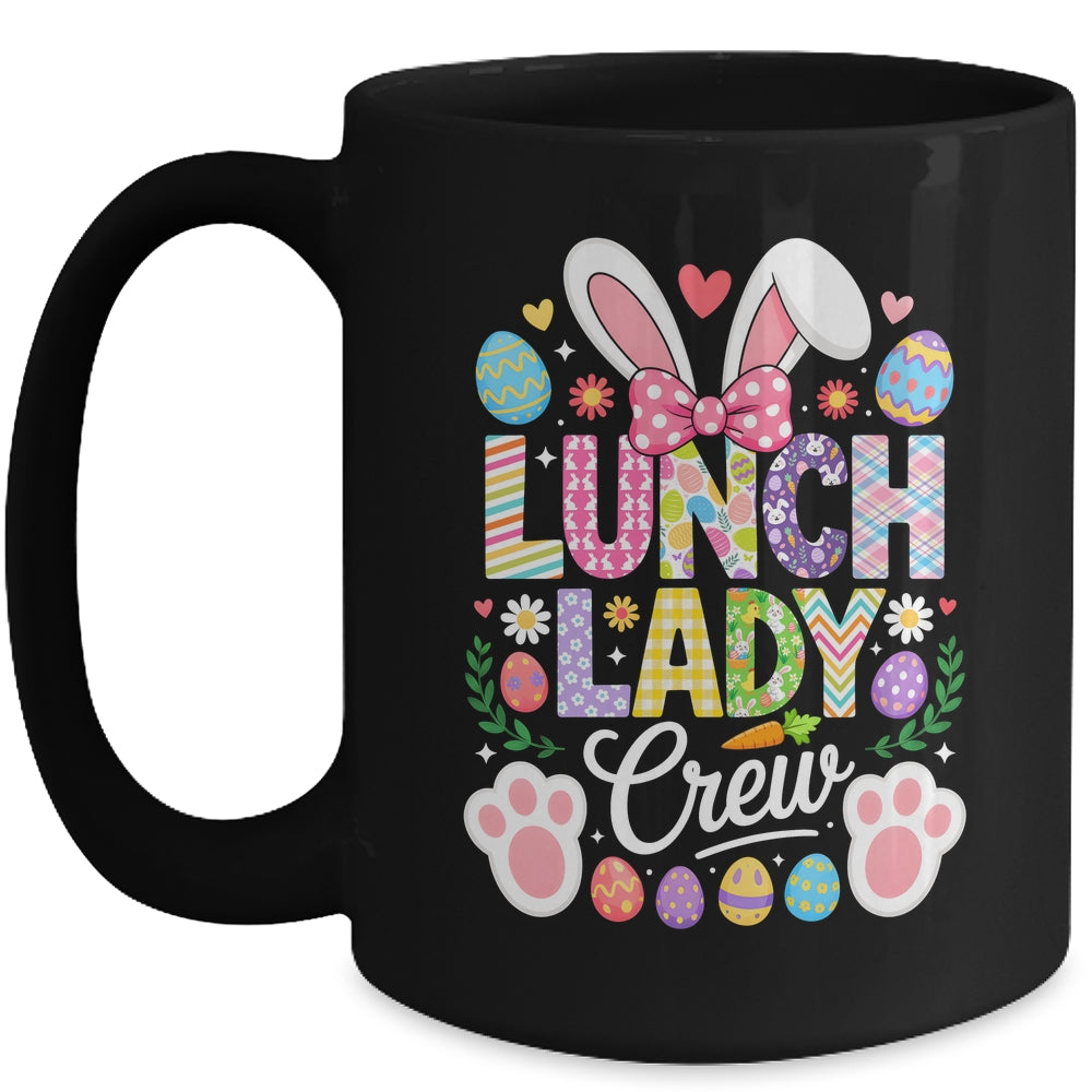 Lunch Lady Crew Cute Bunny Cafeteria Family Easter Day Mug | siriusteestore