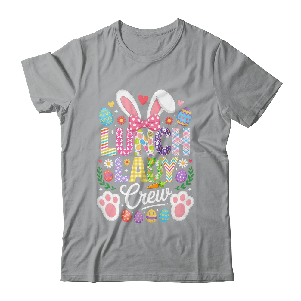 Lunch Lady Crew Cute Bunny Cafeteria Family Easter Day Shirt & Tank Top | siriusteestore