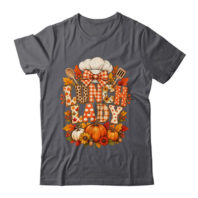 Lunch Lady Fall Thanksgiving Pumpkins Thankful Coquette Shirt & Sweatshirt | siriusteestore