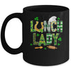 Lunch Lady Happy St Patrick's Day Cafeteria Worker Mug | siriusteestore