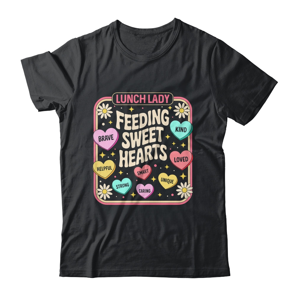 Lunch Lady Valentines Day Retro Cute Cafeteria Sweethearts Shirt & Tank Top | siriusteestore