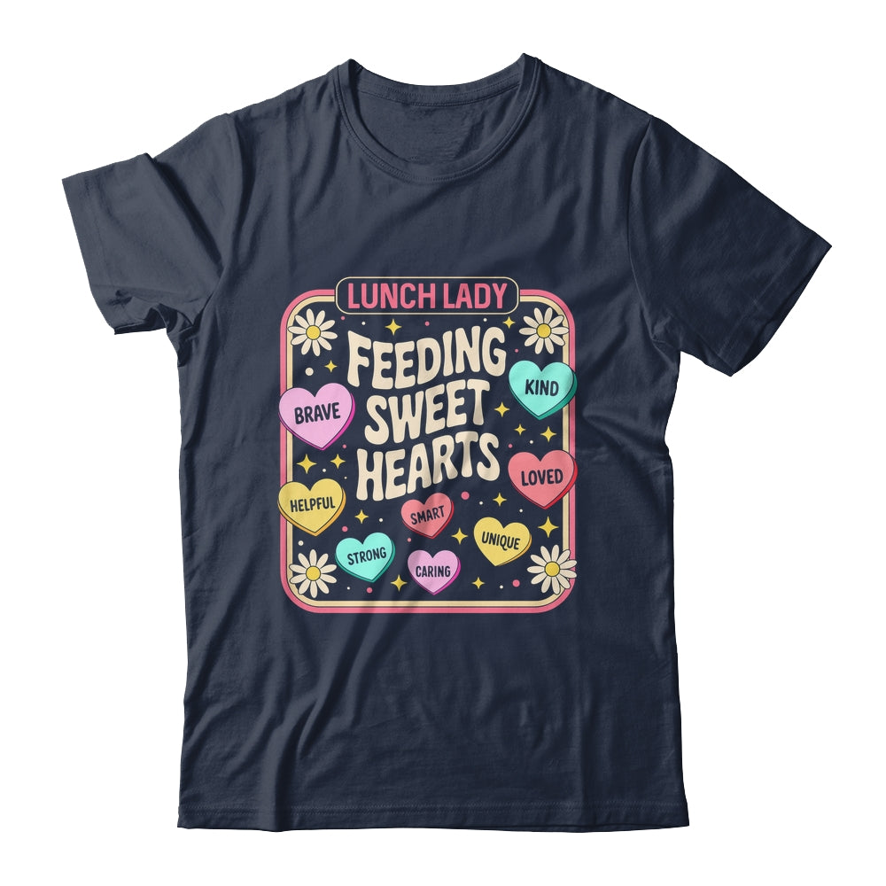 Lunch Lady Valentines Day Retro Cute Cafeteria Sweethearts Shirt & Tank Top | siriusteestore
