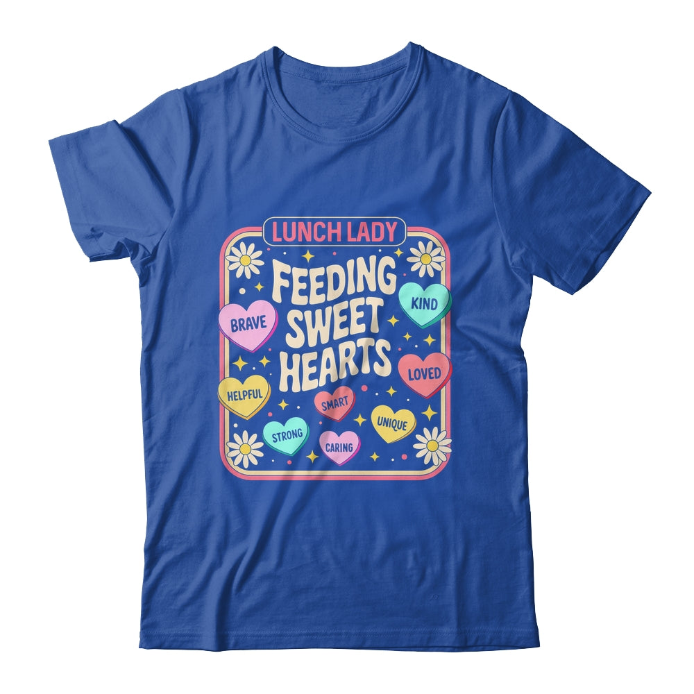 Lunch Lady Valentines Day Retro Cute Cafeteria Sweethearts Shirt & Tank Top | siriusteestore