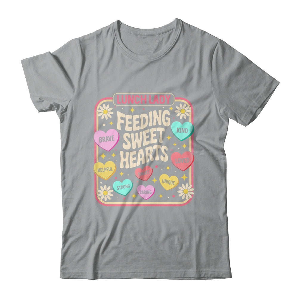 Lunch Lady Valentines Day Retro Cute Cafeteria Sweethearts Shirt & Tank Top | siriusteestore