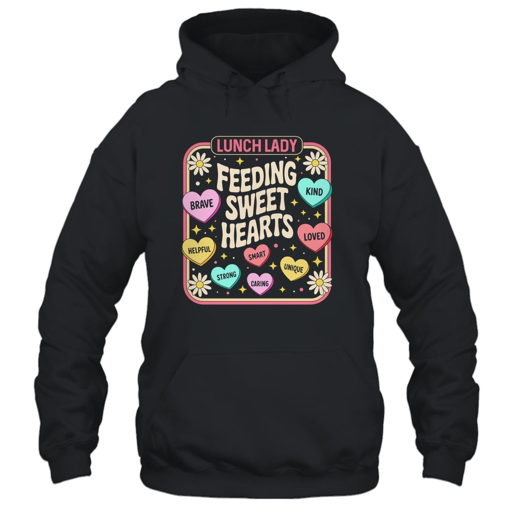 Lunch Lady Valentines Day Retro Cute Cafeteria Sweethearts Shirt & Tank Top | siriusteestore