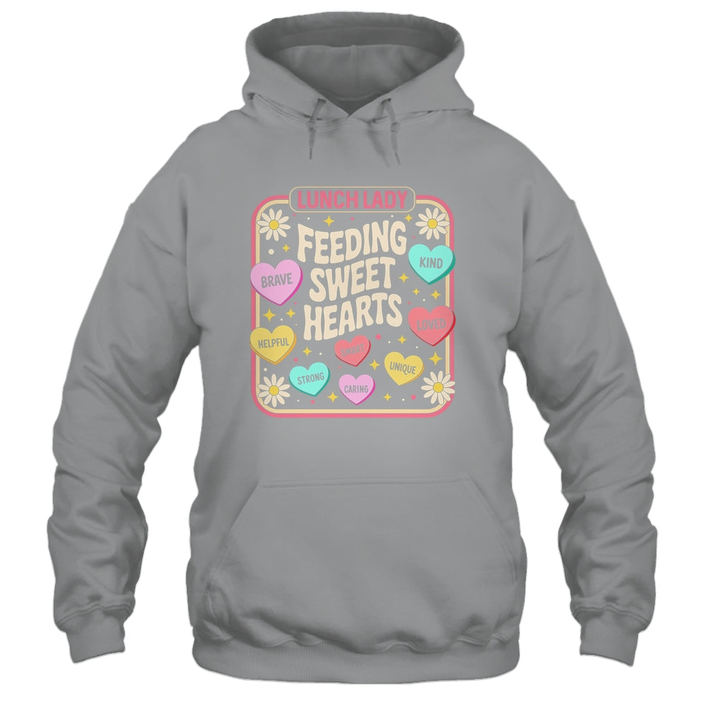 Lunch Lady Valentines Day Retro Cute Cafeteria Sweethearts Shirt & Tank Top | siriusteestore