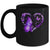 Lupus Awareness Warrior Survivor Purple Butterflies Heart Mug | siriusteestore