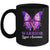 Lupus Awareness Warrior Survivor Purple Butterflies Purple Mug | siriusteestore