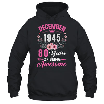 Made In 1945 80 Years Old December 80th Birthday Women Shirt & Tank Top | siriusteestore