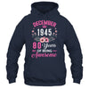 Made In 1945 80 Years Old December 80th Birthday Women Shirt & Tank Top | siriusteestore