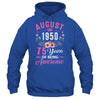 Made In 1950 75 Years Old August 75th Birthday Women Shirt & Tank Top | siriusteestore