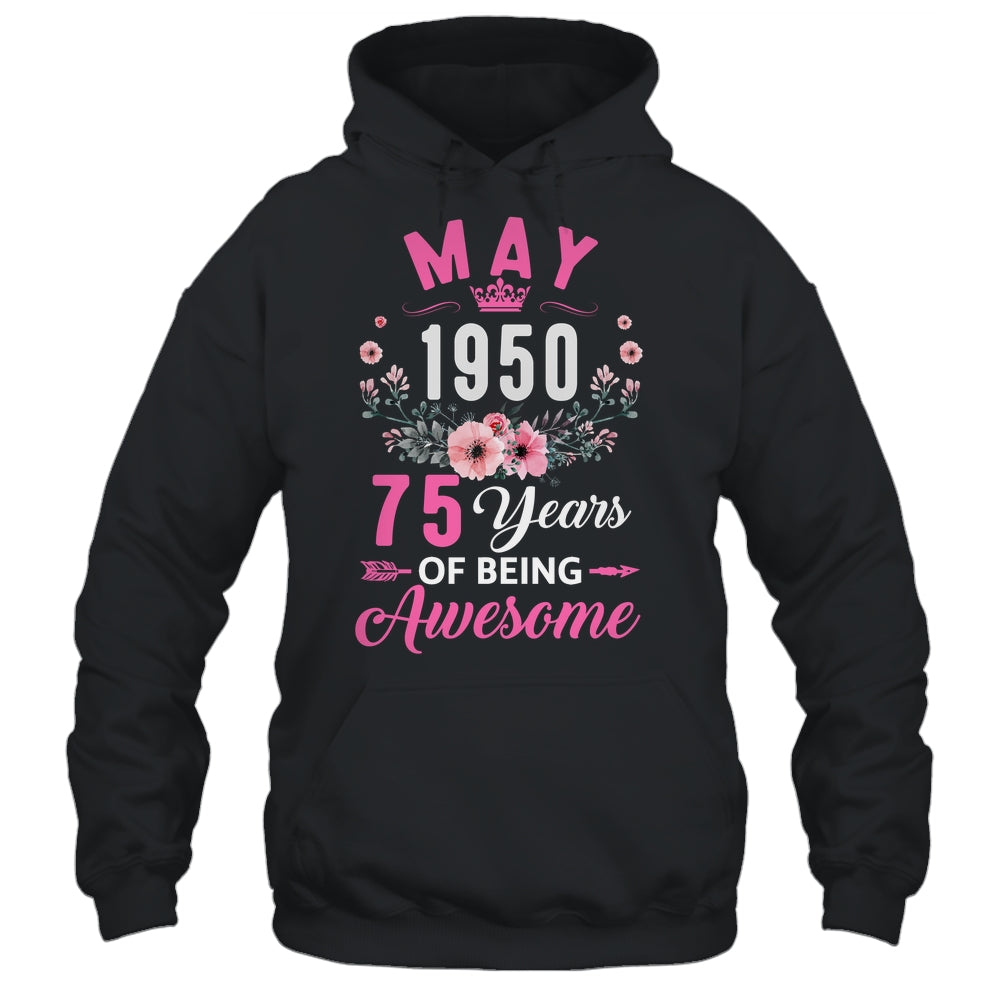 Made In 1950 75 Years Old May 75th Birthday Women Shirt & Tank Top | siriusteestore
