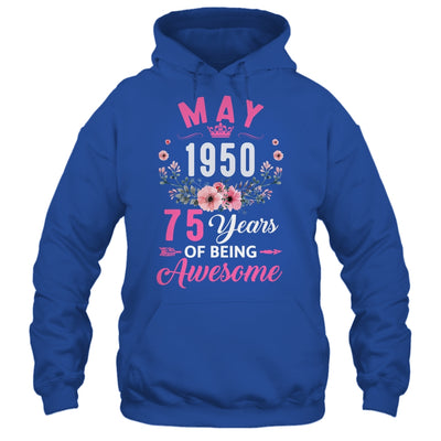 Made In 1950 75 Years Old May 75th Birthday Women Shirt & Tank Top | siriusteestore
