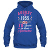 Made In 1955 70 Years Old August 70th Birthday Women Shirt & Tank Top | siriusteestore