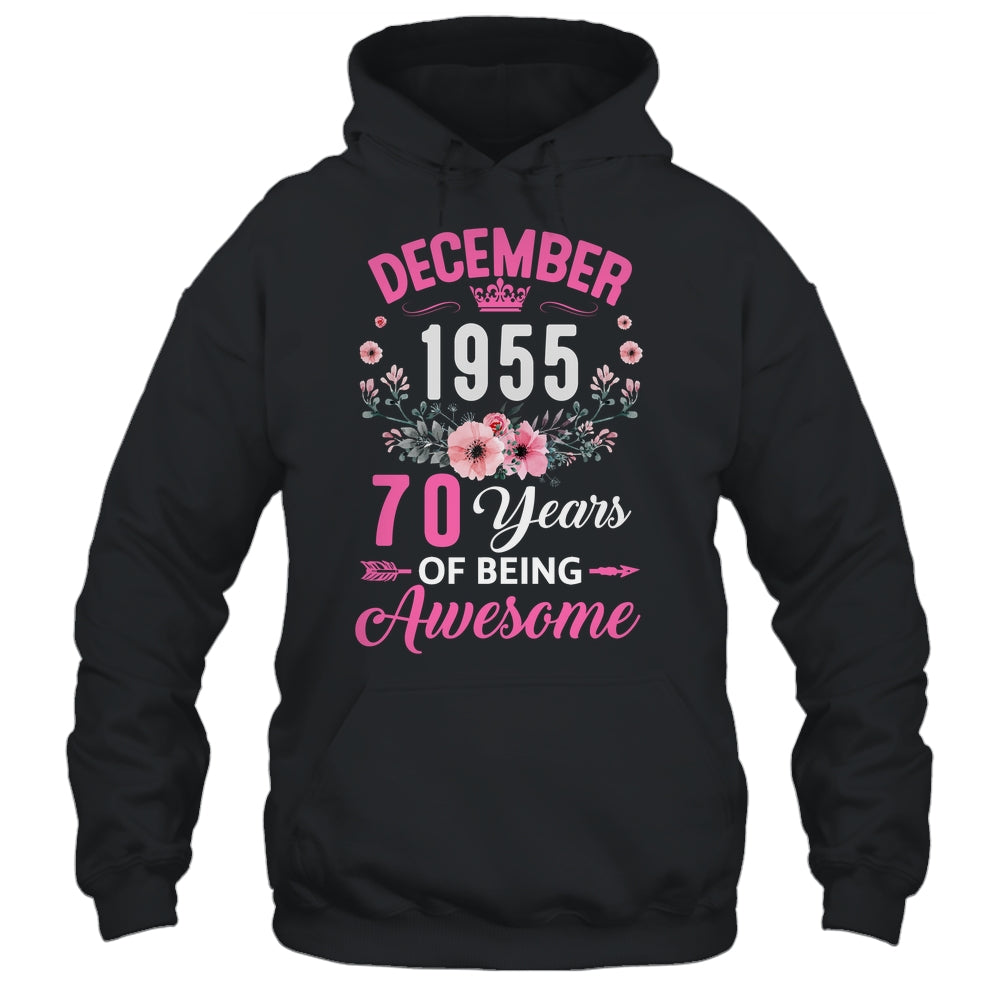 Made In 1955 70 Years Old December 70th Birthday Women Shirt & Tank Top | siriusteestore