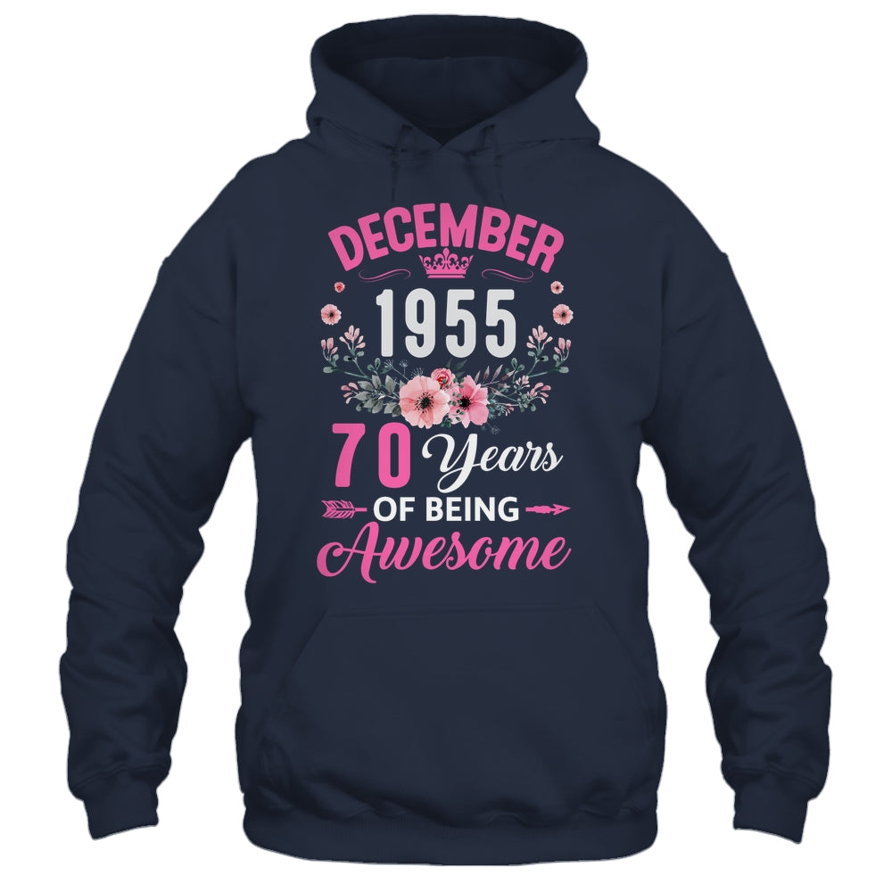 Made In 1955 70 Years Old December 70th Birthday Women Shirt & Tank Top | siriusteestore