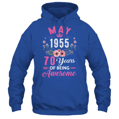 Made In 1955 70 Years Old May 70th Birthday Women Shirt & Tank Top | siriusteestore