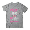 Made In 1960 65 Years Old August 65th Birthday Women Shirt & Tank Top | siriusteestore