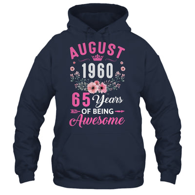 Made In 1960 65 Years Old August 65th Birthday Women Shirt & Tank Top | siriusteestore