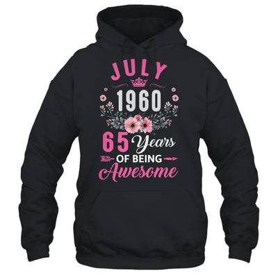 Made In 1960 65 Years Old July 65th Birthday Women Shirt & Tank Top | siriusteestore