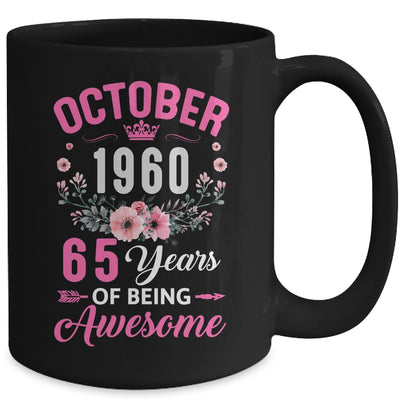 Made In 1960 65 Years Old October 65th Birthday Women Mug | siriusteestore