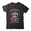 Made In 1965 60 Years Old August 60th Birthday Women Shirt & Tank Top | siriusteestore