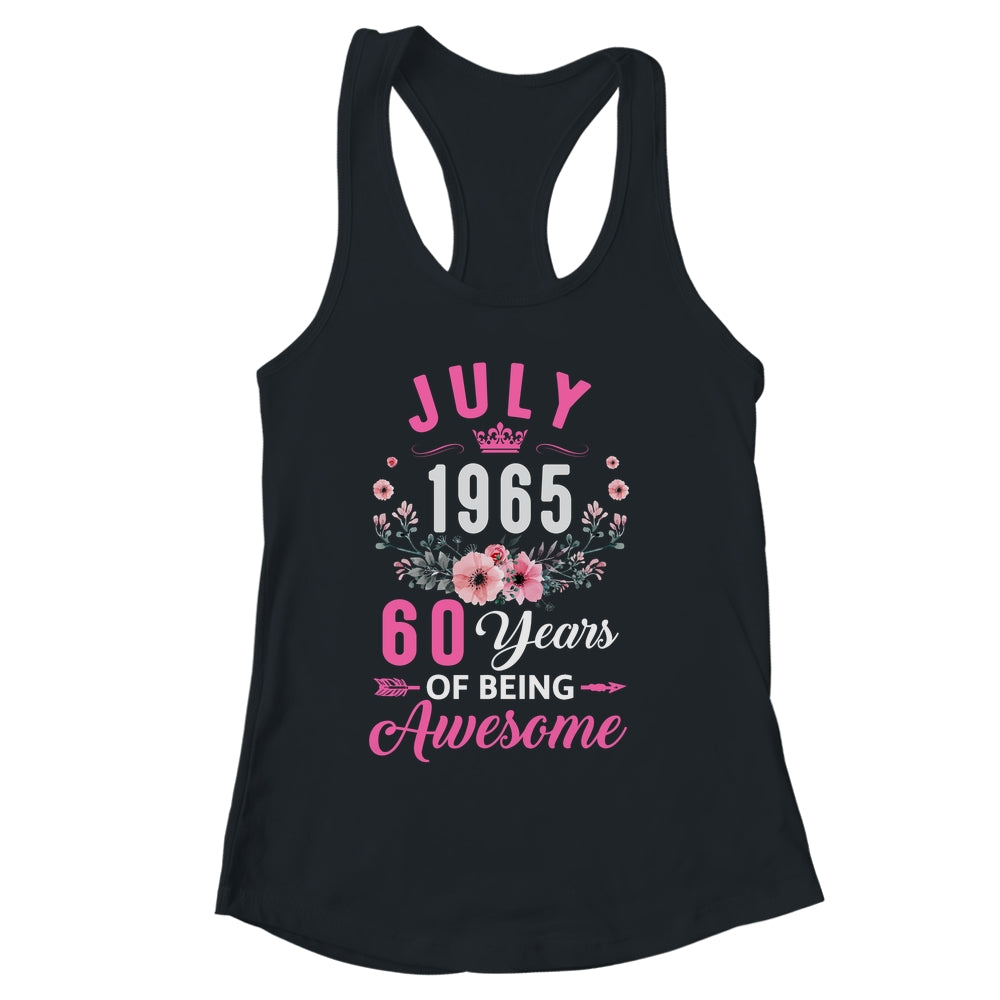 Made In 1965 60 Years Old July 60th Birthday Women Shirt & Tank Top | siriusteestore