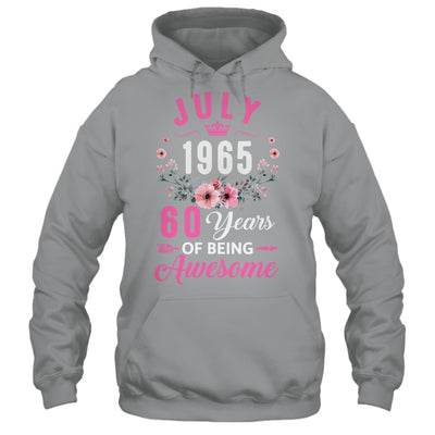 Made In 1965 60 Years Old July 60th Birthday Women Shirt & Tank Top | siriusteestore