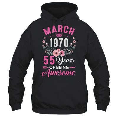 Made In 1970 55 Years Old March 55th Birthday Women Shirt & Tank Top | siriusteestore