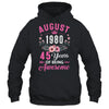 Made In 1980 45 Years Old August 45th Birthday Women Shirt & Tank Top | siriusteestore