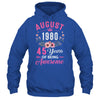 Made In 1980 45 Years Old August 45th Birthday Women Shirt & Tank Top | siriusteestore