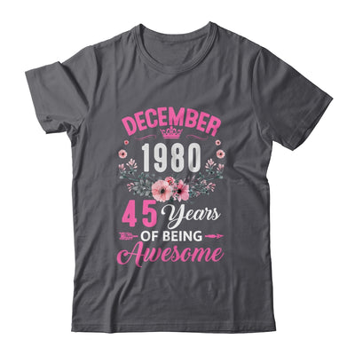 Made In 1980 45 Years Old December 45th Birthday Women Shirt & Tank Top | siriusteestore