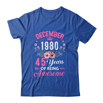 Made In 1980 45 Years Old December 45th Birthday Women Shirt & Tank Top | siriusteestore