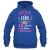 Made In 1985 40 Years Old April 40th Birthday Women Shirt & Tank Top | siriusteestore