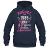 Made In 1985 40 Years Old August 40th Birthday Women Shirt & Tank Top | siriusteestore