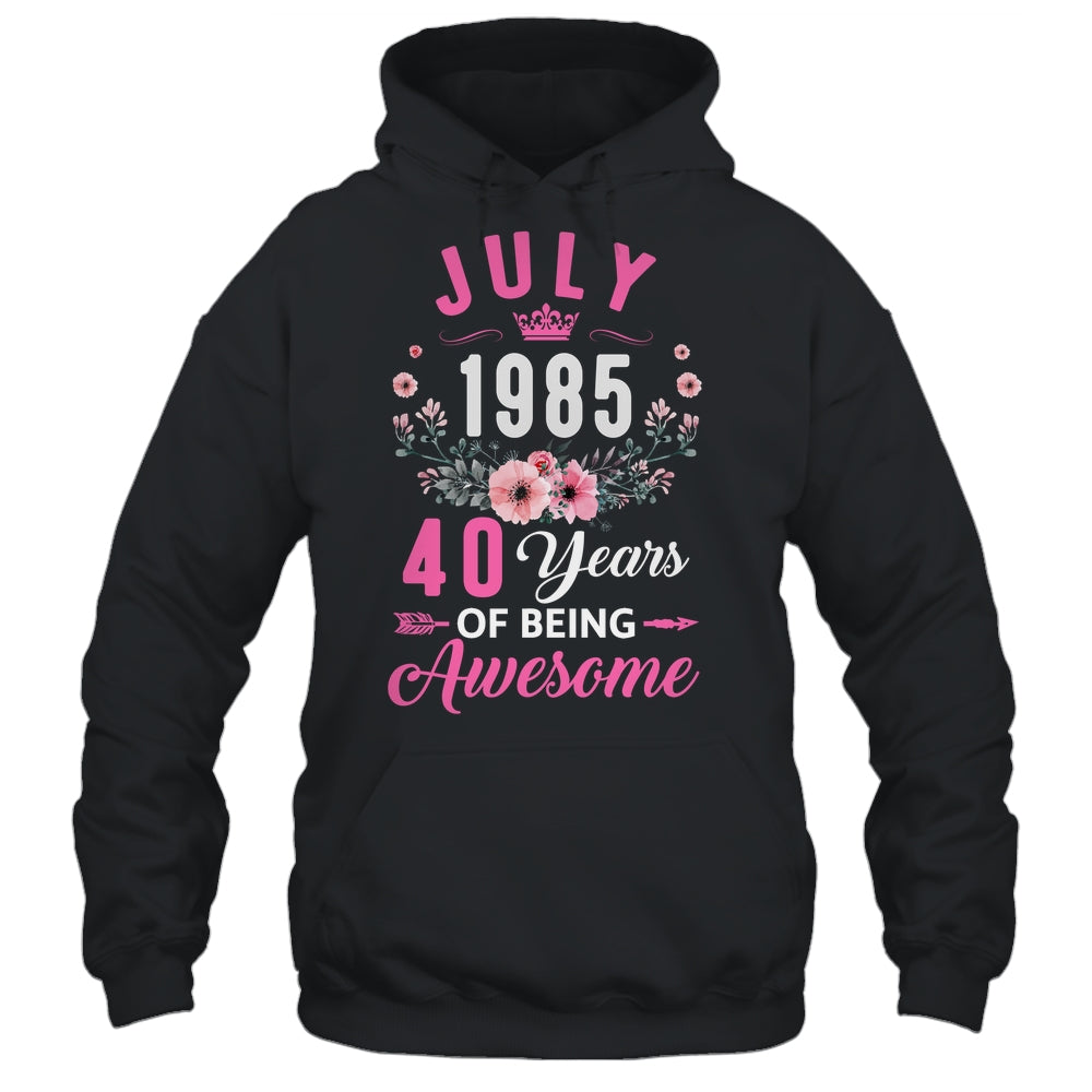 Made In 1985 40 Years Old July 40th Birthday Women Shirt & Tank Top | siriusteestore