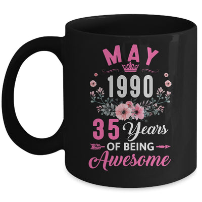 Made In 1990 35 Years Old May 35th Birthday Women Mug | siriusteestore