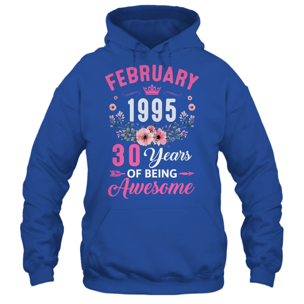 Made In 1995 30 Years Old February 30th Birthday Women Shirt & Tank Top | siriusteestore