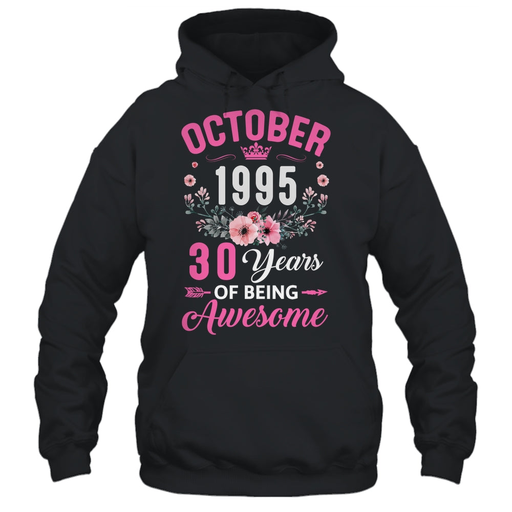 Made In 1995 30 Years Old October 30th Birthday Women Shirt & Tank Top | siriusteestore