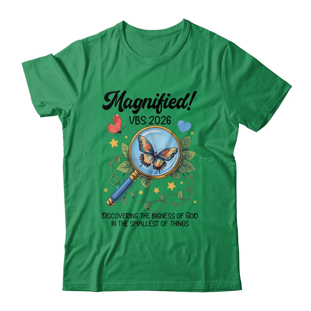 Magnified VBS 2026 Butterfly Discovering The Bigness Of God Shirt & Hoodie | siriusteestore